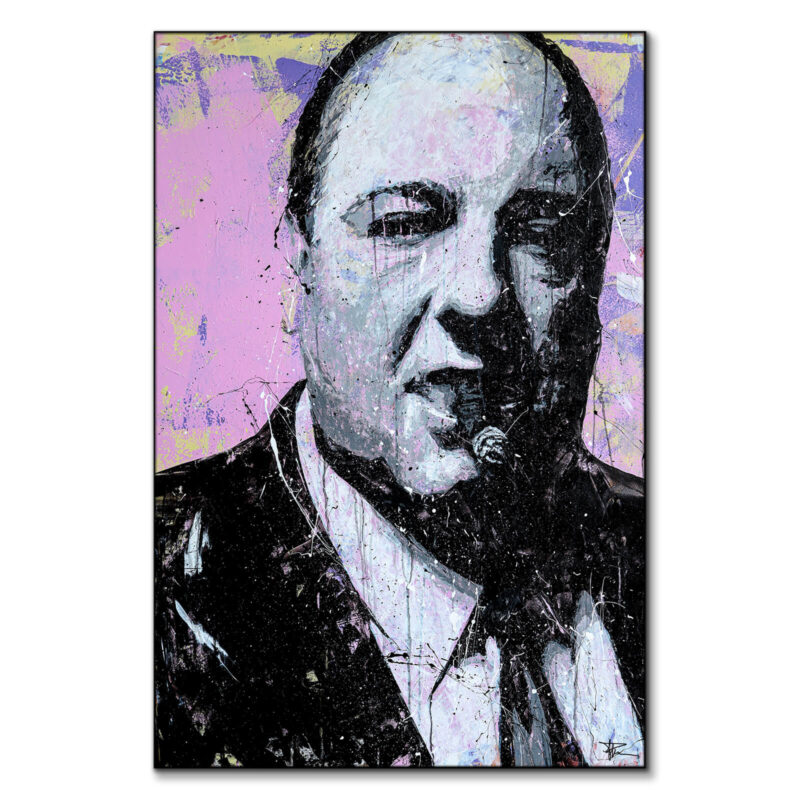 Tony Soprano Vibrant Wall Art by P Muir Art