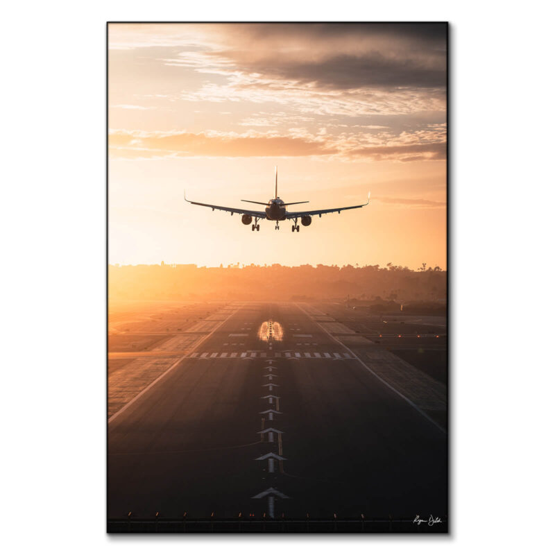 Takeoff and Landing Dark Wall Art by Ryan Ditch