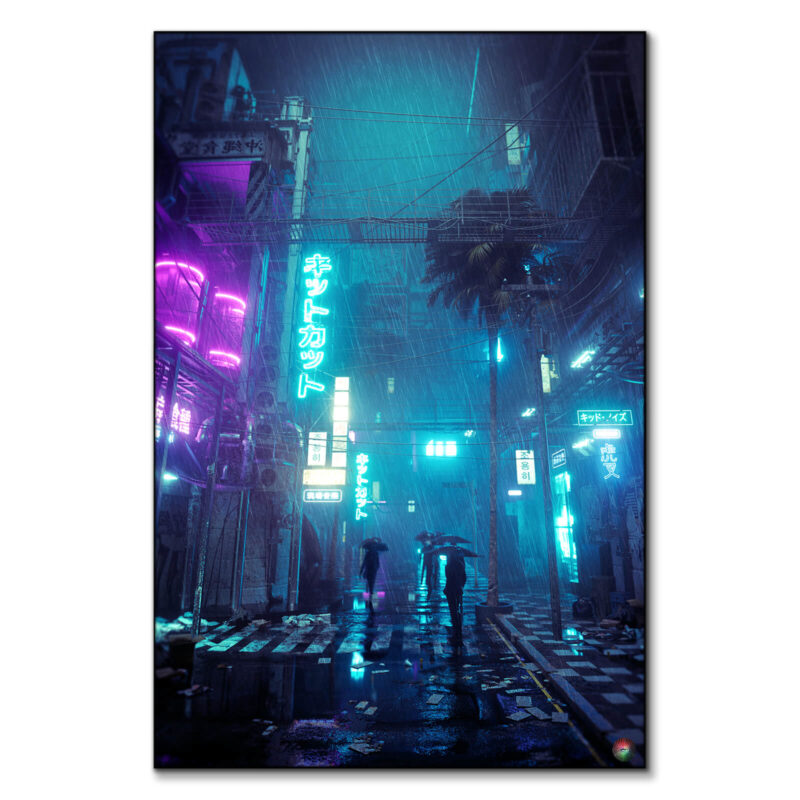 Acid Rain Dark Wall Art by Skie