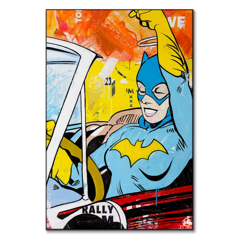 Batgirl Vibrant Wall Art by Michiel Folkers