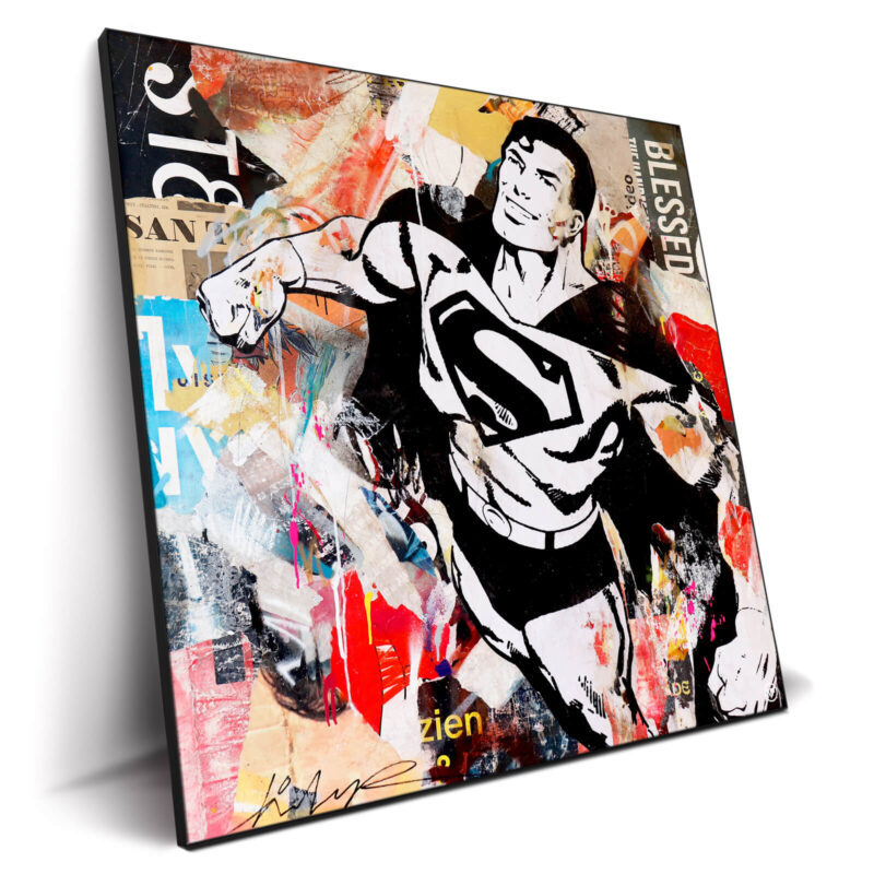 Superman Vibrant Wall Decor by Michiel Folkers