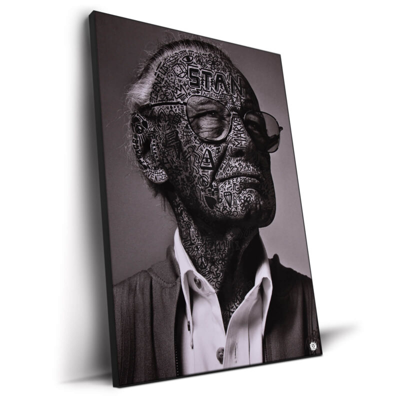 Stan Lee Black and White Wall Decor by RS Artist