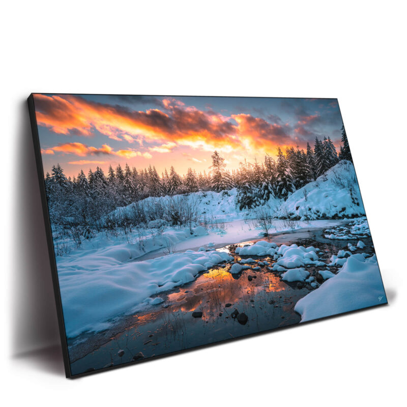 Frost and Fire Warm Wall Decor by Zach Doehler