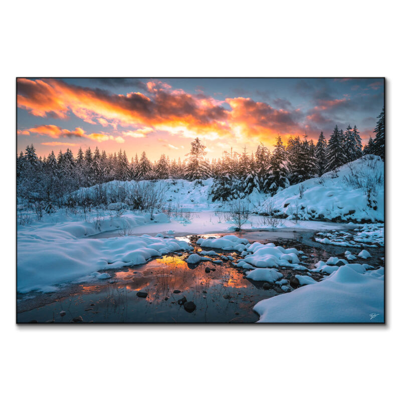 Frost and Fire Warm Wall Art by Zach Doehler