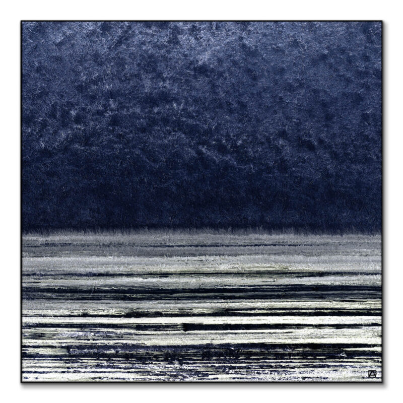 Blue Horizon Blue Wall Art by Jared Hankins