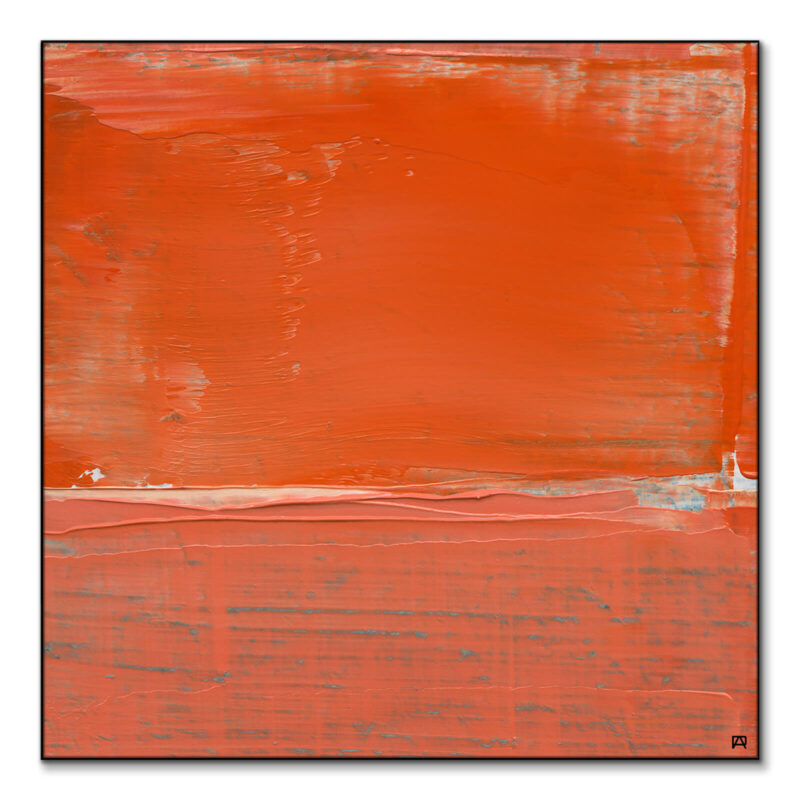 Orange Fade Orange Wall Art by Jared Hankins