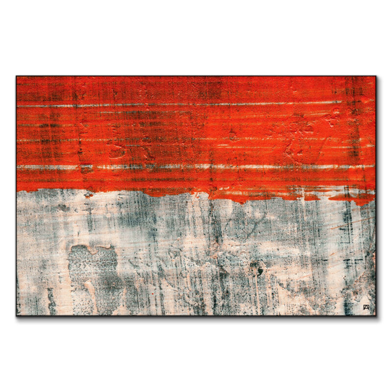 Red Lines Red Wall Art by Jared Hankins