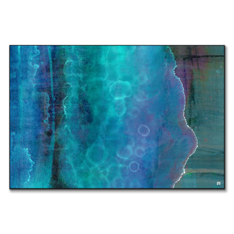 Blue Waves Cool Wall Art by Jared Hankins