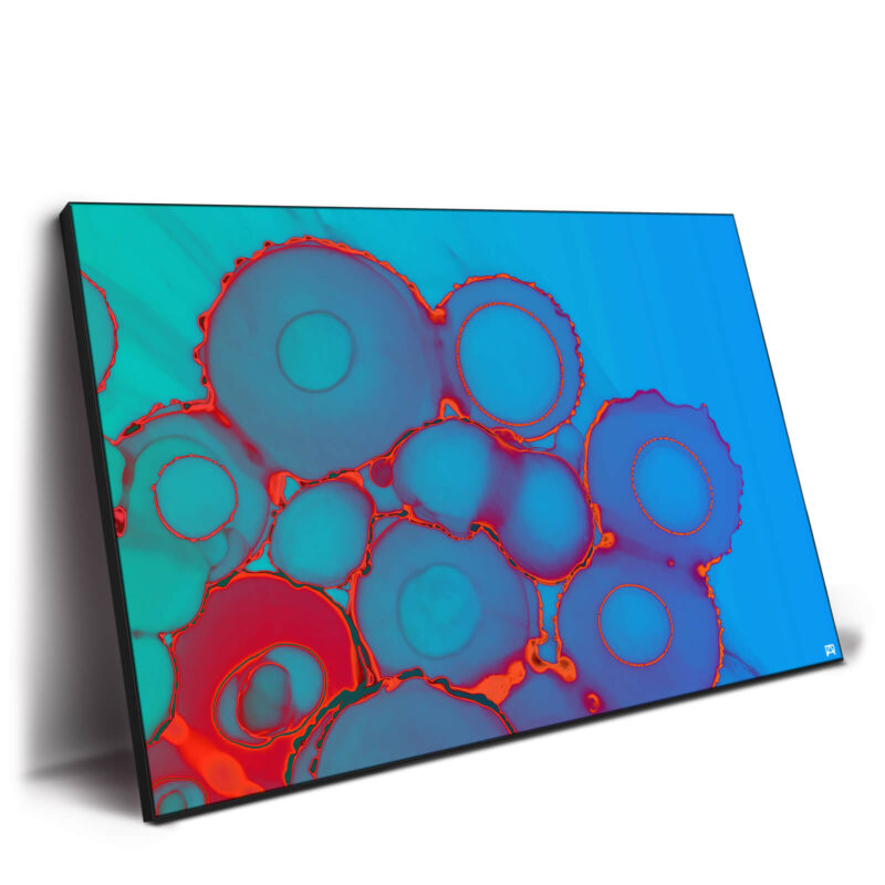 Ink Drip Red Wall Decor by Jared Hankins