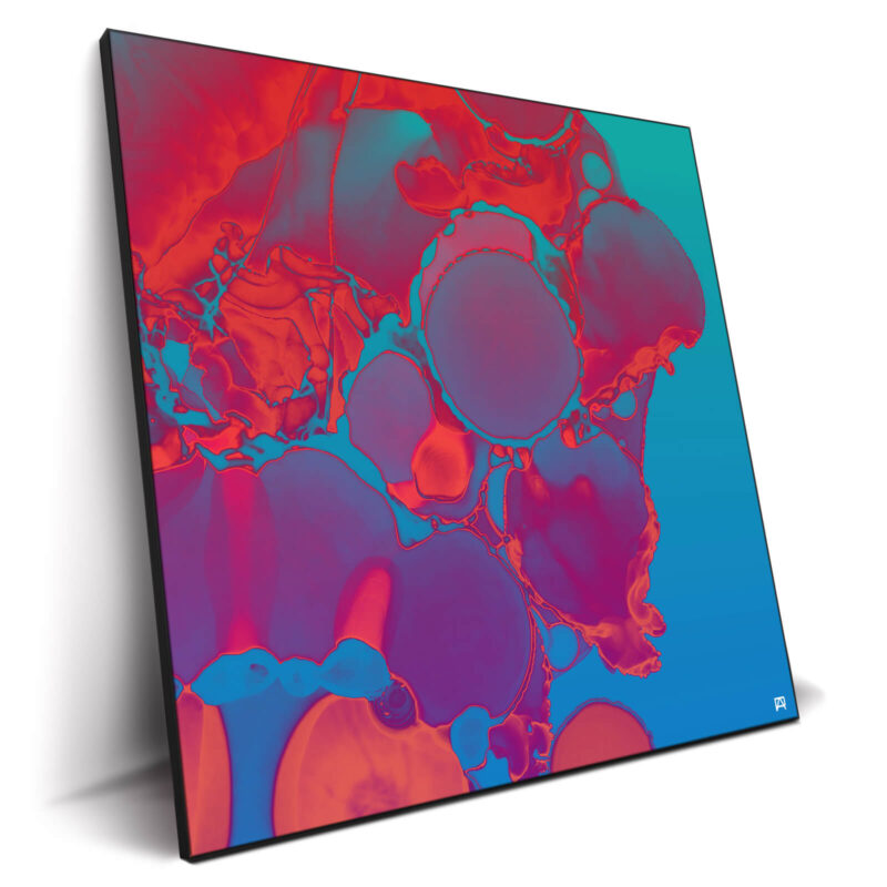 Red and Blue Red Wall Decor by Jared Hankins