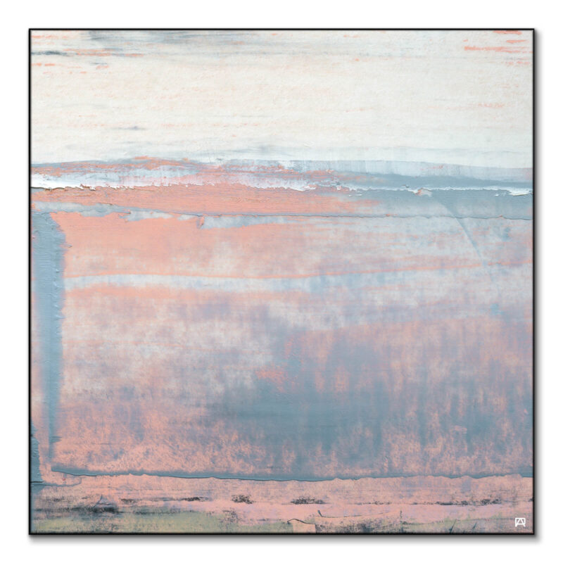 Misty Morning Peach Wall Art by Jared Hankins