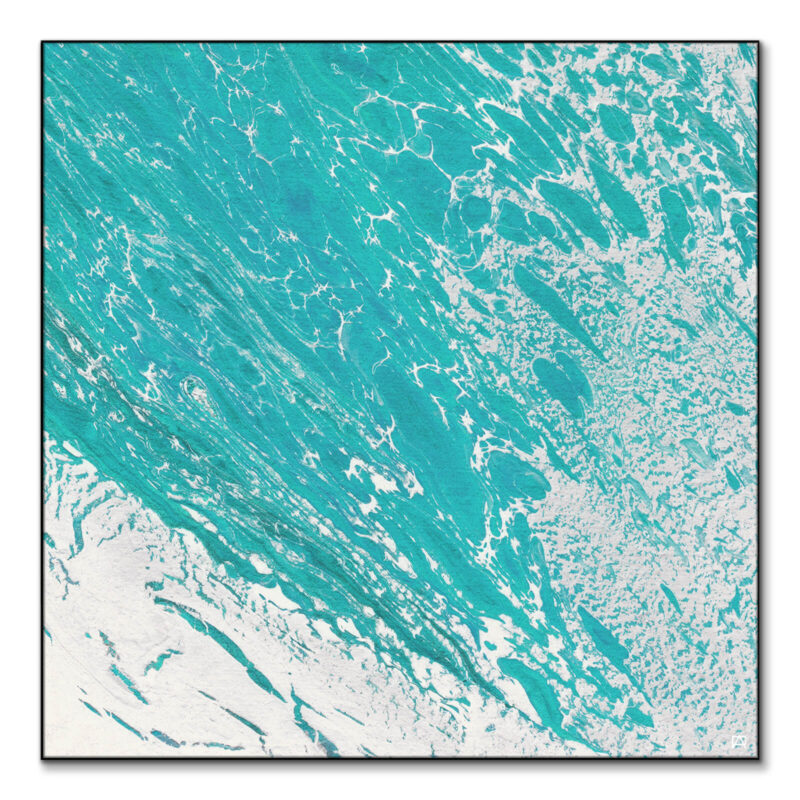 Seafoam Blue Wall Art by Jared Hankins