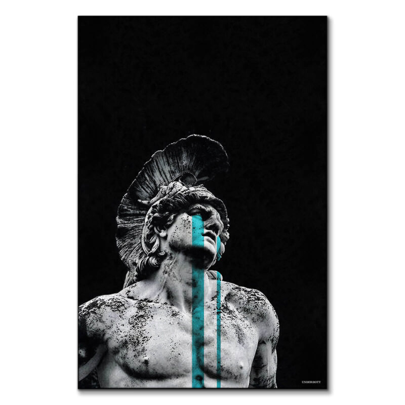 Achilles Tears Dark Wall Art by Underdott