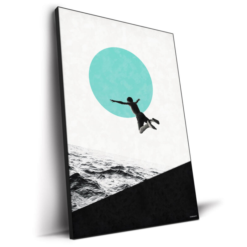 Don't Think, Jump Cool Wall Decor by Underdott