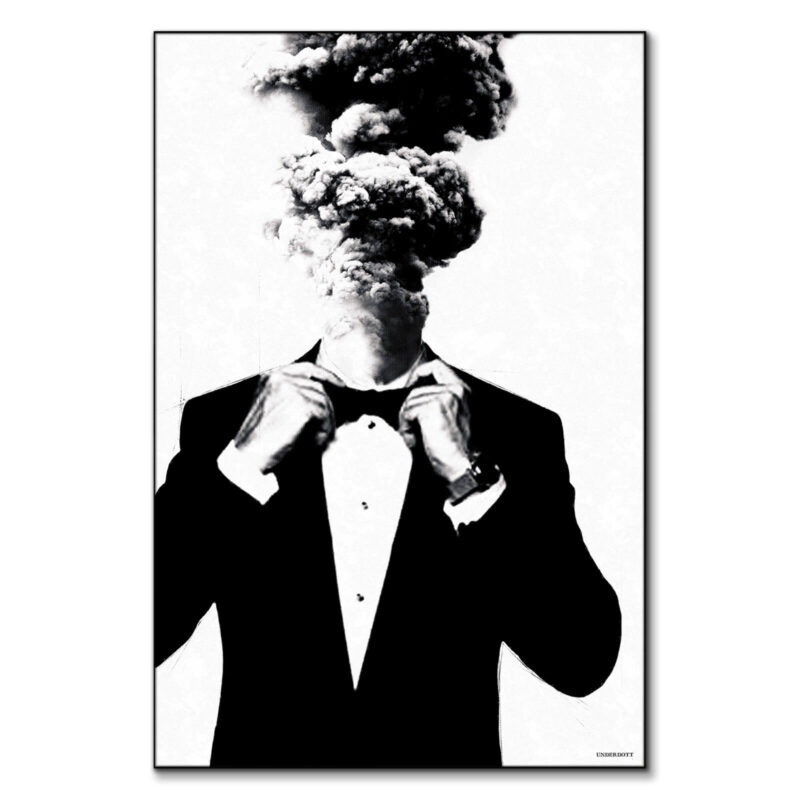 Safety Valve Black and White Wall Art by Underdott