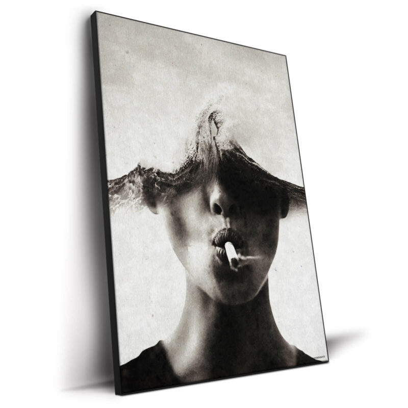 The Sound of Waves Black and White Wall Decor by Underdott