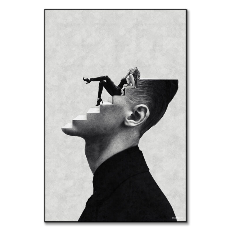 It's a Woman's World Black and White Wall Art by Underdott