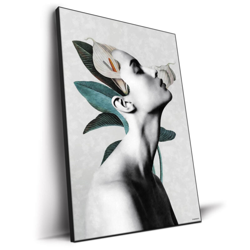 Beauty and Lilies Black and White Wall Decor by Underdott