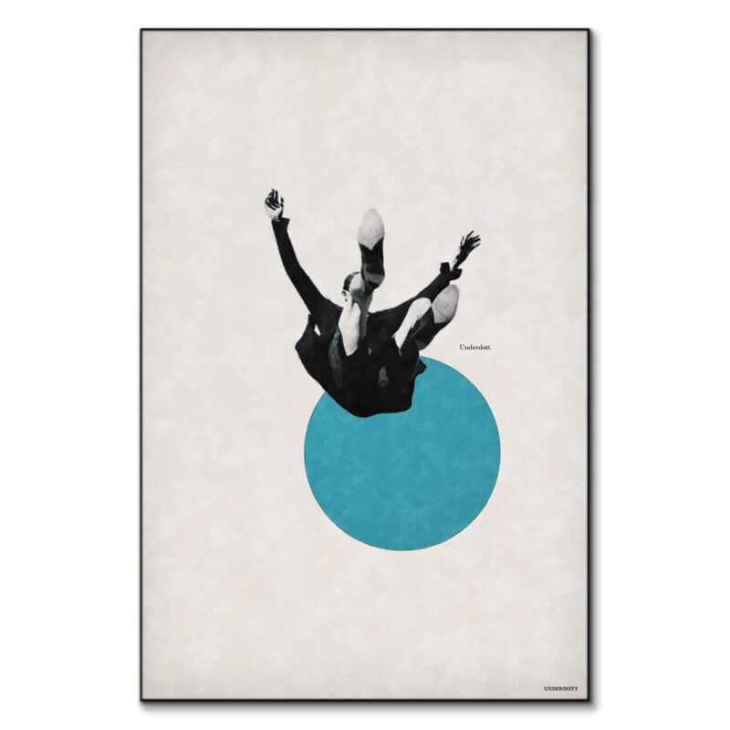 Reality Black and White Wall Art by Underdott