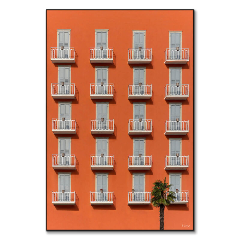 Torbole Wall Orange Wall Art by Marcus Cederberg