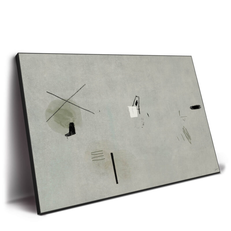 Moving in the Warmth Grey Wall Decor by Artur Chen