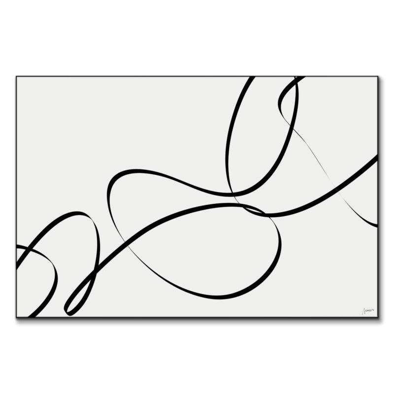 Dancing Black and White Wall Art by Artur Chen