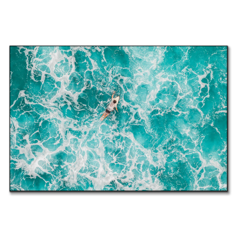 Surfing Boy Cool Wall Art by Jess Loiterton