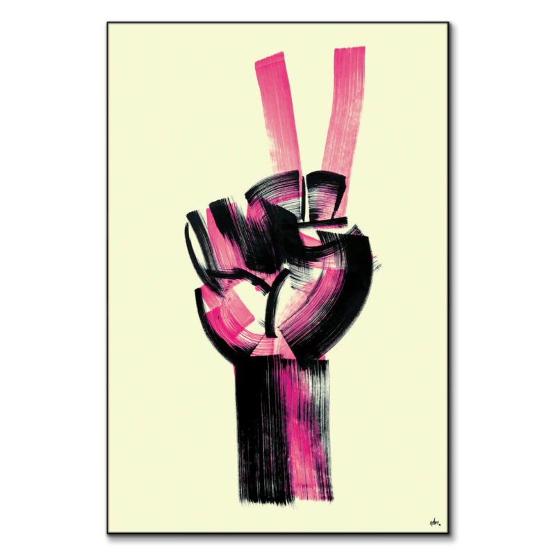 Peace Vibrant Wall Art by Quincy Ray