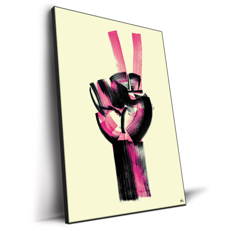 Peace Vibrant Wall Decor by Quincy Ray