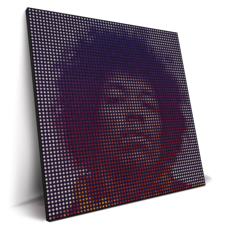 Hendrix Star Purple Wall Decor by GriddyPop