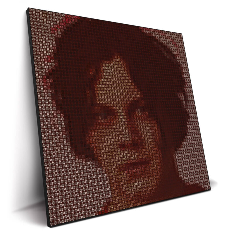 Jack White Brown Wall Decor by GriddyPop