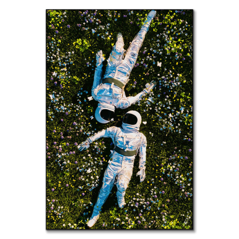 Relaxing Sunday Green Wall Art by CaptvArt