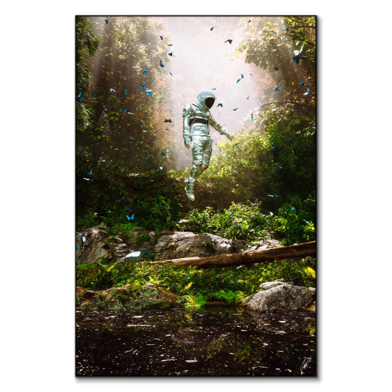 Enchant Green Wall Art by CaptvArt