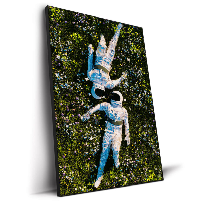 Relaxing Sunday Green Wall Decor by CaptvArt