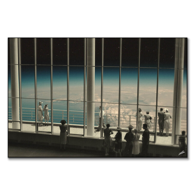 The View II Black and White Wall Art by Fran Rodríguez