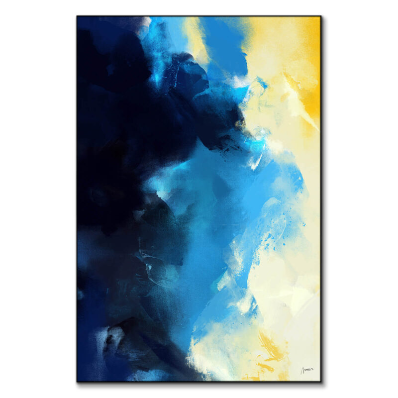 A Letter to Blue Blue Wall Art by Artur Chen