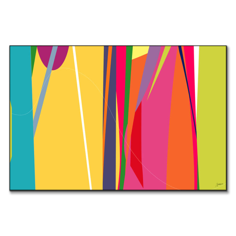 Party Vibrant Wall Art by Artur Chen