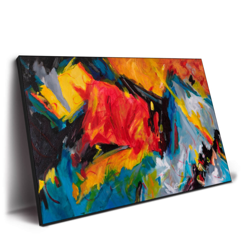 Talk to Me Red Wall Decor by Bob Lombardi