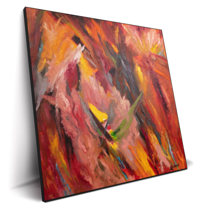 Boom Red Wall Decor by Bob Lombardi