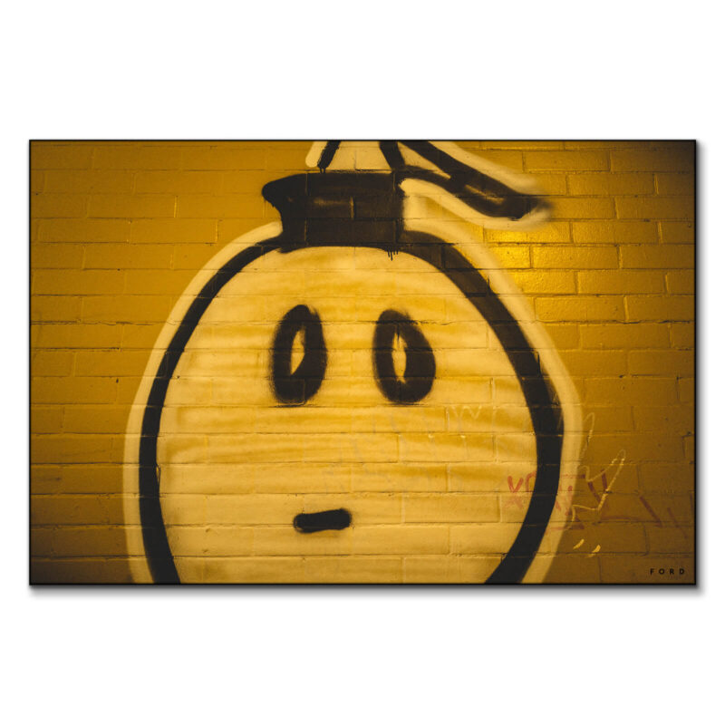 Mr. Bombastic Yellow Wall Art by Nick Ford