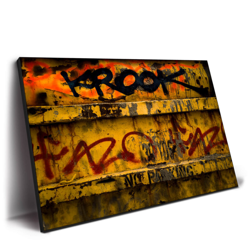 New Jack Graffiti Yellow Wall Decor by Nick Ford
