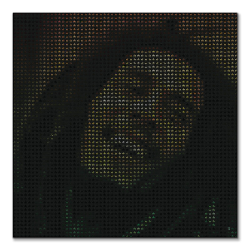 Marley Dark Wall Art by GriddyPop