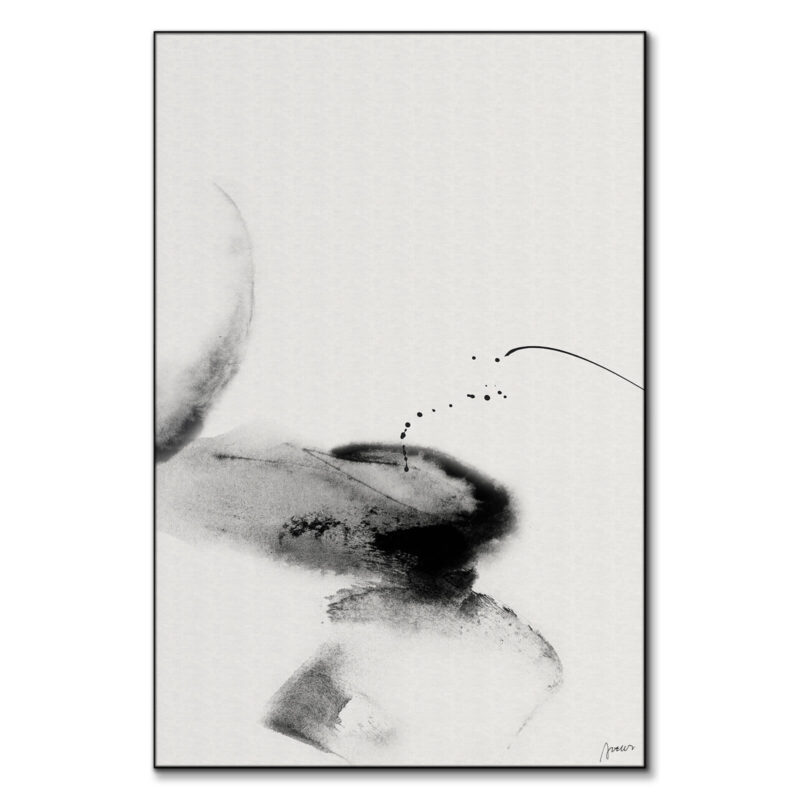 Go Ashore Black and White Wall Art by Artur Chen