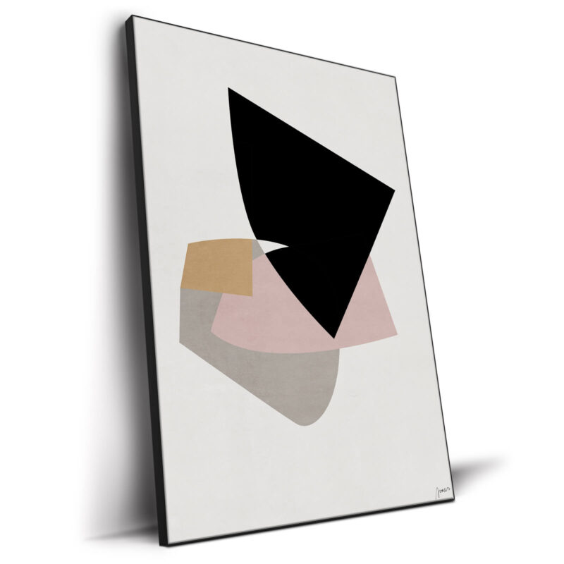 Happy Neutral Black and White Wall Decor by Artur Chen