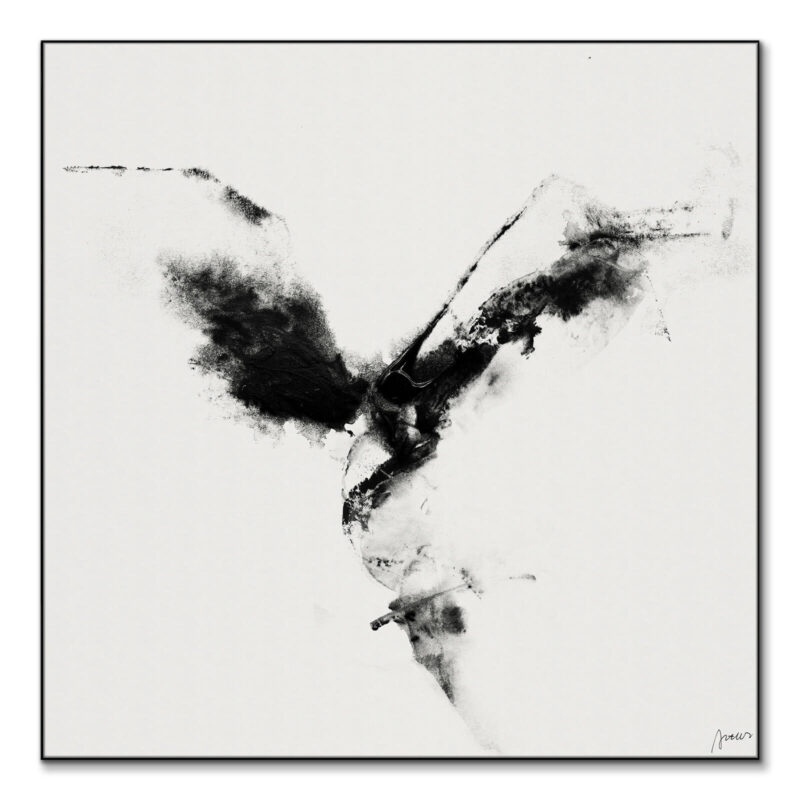 Leap Black and White Wall Art by Artur Chen