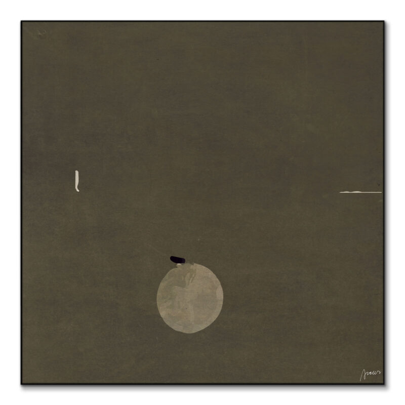 Empty Phase Brown Wall Art by Artur Chen