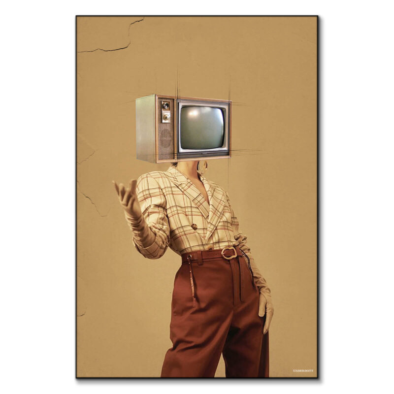 Augmented Reality Brown Wall Art by Underdott