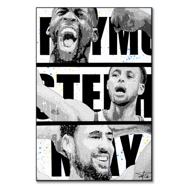 Warriors Black and White Wall Art by P Muir Art