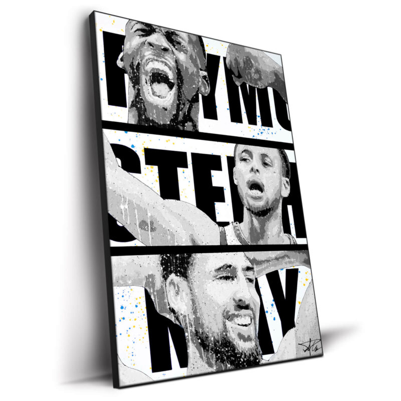 Warriors Black and White Wall Decor by P Muir Art