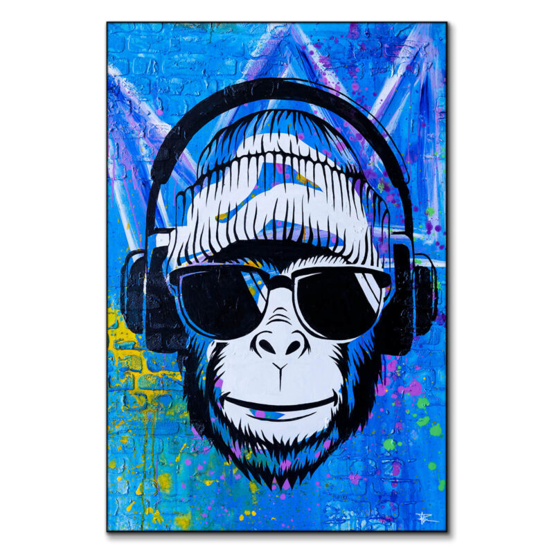 Hipster Vibrant Wall Art by P Muir Art